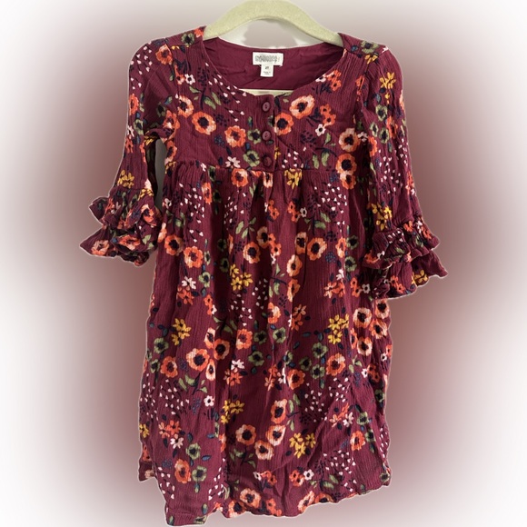 Gymboree Autumn Floral Fully Lined Dress 2T - Picture 3 of 3
